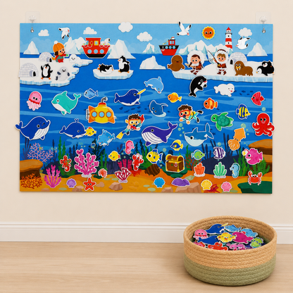 Montessori Wall Farm